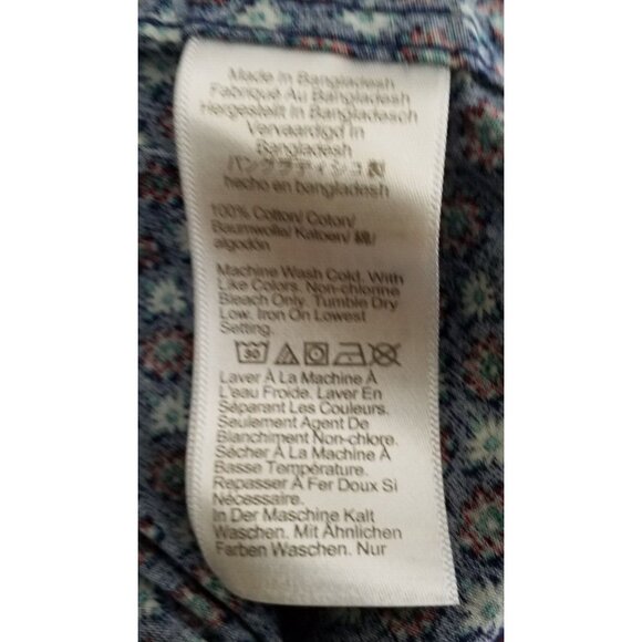 J Crew Mens Printed Boxers Blue Pull On 100% Cotton Diamond Design Size XS - Picture 7 of 7